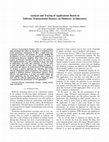 Research paper thumbnail of Analysis and tracing of applications based on software transactional memory on multicore architectures