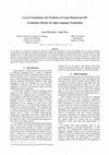 Research paper thumbnail of 2006. Lost in Translation: the Problems of Using Mainstream MT Evaluation Metrics for Sign Language Translation