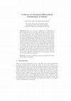 Research paper thumbnail of A Survey of Automated Hierarchical Classification of Patents