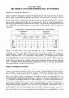 Research paper thumbnail of THE BASIC CATEGORIES OF MARXIAN ECONOMICS