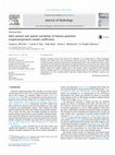 Research paper thumbnail of Inter-annual and spatial variability of Hamon potential evapotranspiration model coefficients