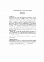 Research paper thumbnail of A syntactic account of wh-in-situ in Turkish