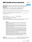 Research paper thumbnail of Estimated time spent on preventive services by primary care physicians