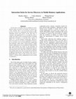 Research paper thumbnail of Interaction styles for service discovery in mobile business applications