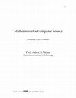 PDF) Mathematics for Computer Science