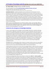 Research paper thumbnail of 12 Principles of Knowledge Leadership (Chapter)