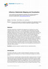 Research paper thumbnail of Influence, stakeholder mapping and visualization