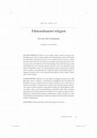 Research paper thumbnail of 2010 Fiktionsbaseret religion: Fra Star Wars til jediisme