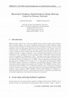 Research paper thumbnail of Hierarchical nonlinear model-predictive ramp metering control for freeway networks