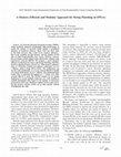 Research paper thumbnail of A Memory-Efficient and Modular Approach for String Matching on FPGAs