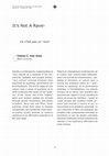 Research paper thumbnail of 2003. “It’s Not a Rave [2.0].” The Graduate Researcher: Journal for the Arts, Sciences, and Technology. 1 (2): 90–96.