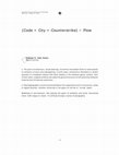 Research paper thumbnail of 2005. “(Code + City + Counterstrike) ÷ Flow.” The Graduate Researcher: Journal for the Arts, Sciences and Technology 3(1): 60–69.