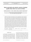 Research paper thumbnail of Biotic and multi-scale abiotic controls of habitat quality: their effect on coral-reef fishes
