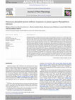 Research paper thumbnail of Potassium phosphite primes defense responses in potato against Phytophthora infestans
