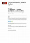 Research paper thumbnail of La " biographie " : parenté incontrôlable et souillure politique dans l'Albanie communiste et post-communiste (2006)