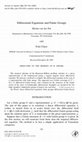 PDF) Galois' Dream: Group Theory and Differential Equations