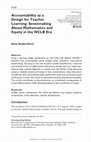Research paper thumbnail of Accountability as a Design for Teacher Learning: Sensemaking About Mathematics and Equity in the NCLB Era