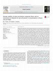 Research paper thumbnail of Storage stability of maize-groundnut composite flours and an assessment of aflatoxin B 1 and ochratoxin A contamination in flours and porridges