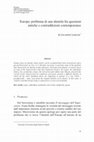 Research paper thumbnail of Europa: problema di una identità fra questioni antiche e contraddizioni contemporanee, in 'Europea', 1(2016), Aracne Editrice
