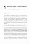 Research paper thumbnail of Microscopic Imaging of Rubber Compounds