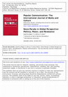 Research paper thumbnail of News Parody and Political Satire Across the Globe, co-edited with Geoffrey Baym. London: Routledge, 2012.
