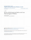 Research paper thumbnail of Review of Wild Animals and Settlers on the Great Plains by Eugene D. Fleharty