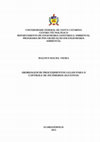 Research paper thumbnail of Abordagem de procedimentos legais para o controle de incômodos olfativos