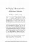 Research paper thumbnail of Model coupling in resource economics: conditions for effective interdisciplinary collaboration