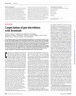 Research paper thumbnail of Cospeciation of gut microbiota with hominids