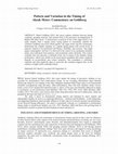 Research paper thumbnail of Pattern and variation in the timing of aksak meter: Commentary on Goldberg