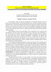 Research paper thumbnail of Call for Contributions: Studies in Eastern European Cinema (Special Issue 2018) Europeanization in East-Central European Fiction Film and Television (1980-2000