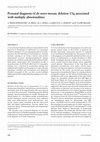 Research paper thumbnail of Prenatal diagnosis of de novo mosaic deletion 13q associated with multiple abnormalities