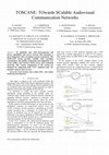 Research paper thumbnail of TOSCANE: TOwards SCalable audiovisual communication networks