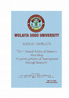 PDF) Proceedings of the 5th annual Research workshop of Wolaita