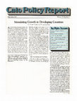 Research paper thumbnail of Stimulating Growth in Developing Countries (Cato Policy Report)