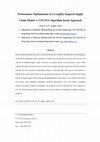 Research paper thumbnail of Performance optimization of a leagility inspired supply chain model: a CFGTSA algorithm based approach