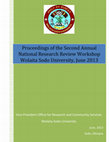 PDF) Wolaita Sodo University , Proceeding of the 5th National
