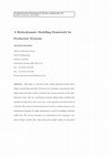 Research paper thumbnail of A hydrodynamic modelling framework for production networks