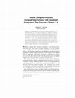 Research paper thumbnail of Mobile Computer-Assisted Personal Interviewing with Handheld Computers: The Entryware System 3.0