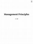 PDF) Management Principles v. 1.0