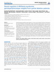 Research paper thumbnail of Social Cognition in Williams Syndrome: Genotype/Phenotype Insights from Partial Deletion Patients