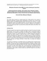 Research paper thumbnail of …  Muhammad Kamarul Kabilan, Hairul Nizam Ismail, Rohizani Yaakub, Najeemah Mohd Yusof, Sharifah Noraidah Syed Idros, Irfan Naufal Umar, Muhammad  …