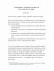 Research paper thumbnail of Performing agency: body learning, Forum theatre and interactivity as democratic strategy