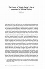 Research paper thumbnail of "The Power of Words: Sarpi’s Use of Language in Making History." Modern Languages Open (MLO 2016) © Liverpool University Press doi:10.3828/mlo.v0i0.122