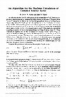 (PDF) An Algorithm for the Machine Calculation of Complex Fourier Series