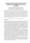 Research paper thumbnail of Perry, R., Currie, J., Maher, D., & Johnston, R. (2014). Perceptions of the hospital school experience: Exploring transition, spaces for engagement and technology. The International Journal of Adult, Community and Professional learning. 