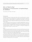 Research paper thumbnail of Alles, was Flügel hat, fliegt! Überlegungen zur Neuinterpretation von Vogeldarstellungen der Situlenkunst. In: R. Karl, J. Leskovar (eds.), Interpretierte Eisenzeiten 6, 105-118, Linz 2015