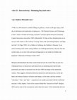 Research paper thumbnail of Interactivity: thinking beyond
