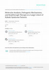 Research paper thumbnail of Molecular Analysis, Pathogenic Mechanisms, and Readthrough Therapy on a Large Cohort of Kabuki Syndrome Patients