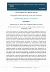 Research paper thumbnail of Call for Papers for a Special Issue on Intangible cultural heritage (ICH) and Tourism: Relationships, Resources, Prospects Guest editors